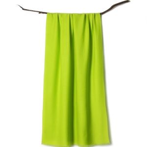 Summer clearance Edelweiss wool neon green scarf